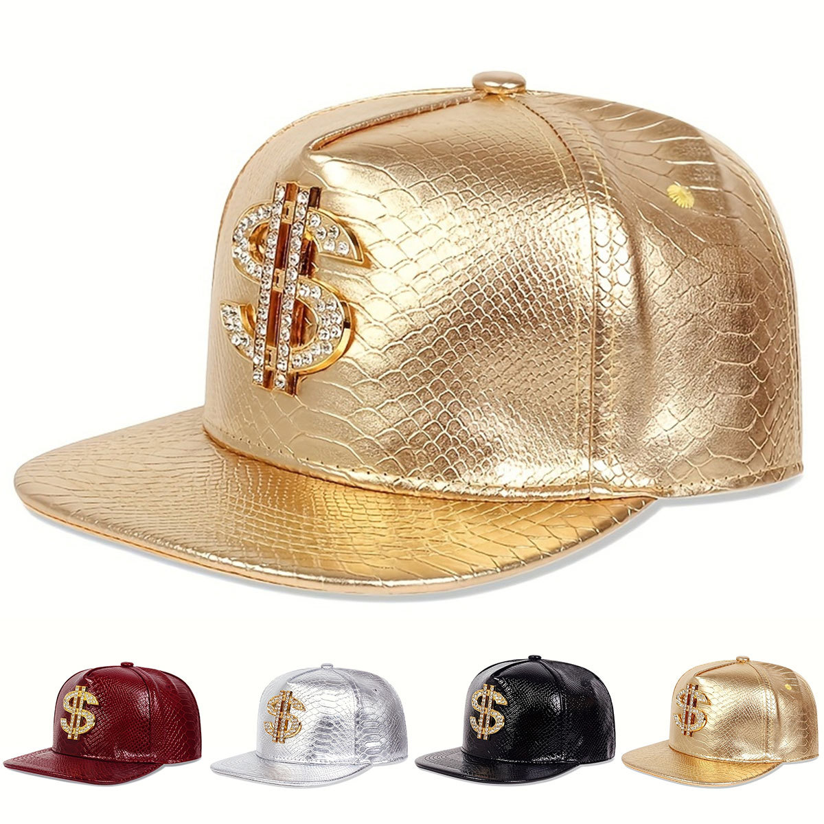 Leather Work Hat - Gorra de béisbol de cuero con