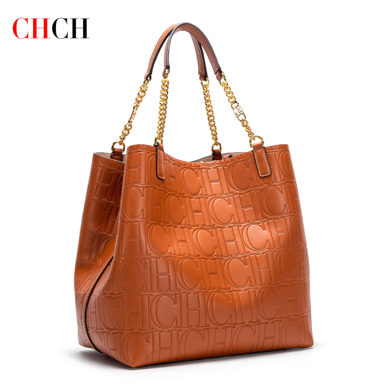 Leather Work Bag Women - CHCH Bolso de mano para mujer