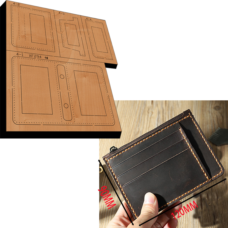 Bolsa de tarjeta con cremaller - Leathercraft Japan reseña y precio