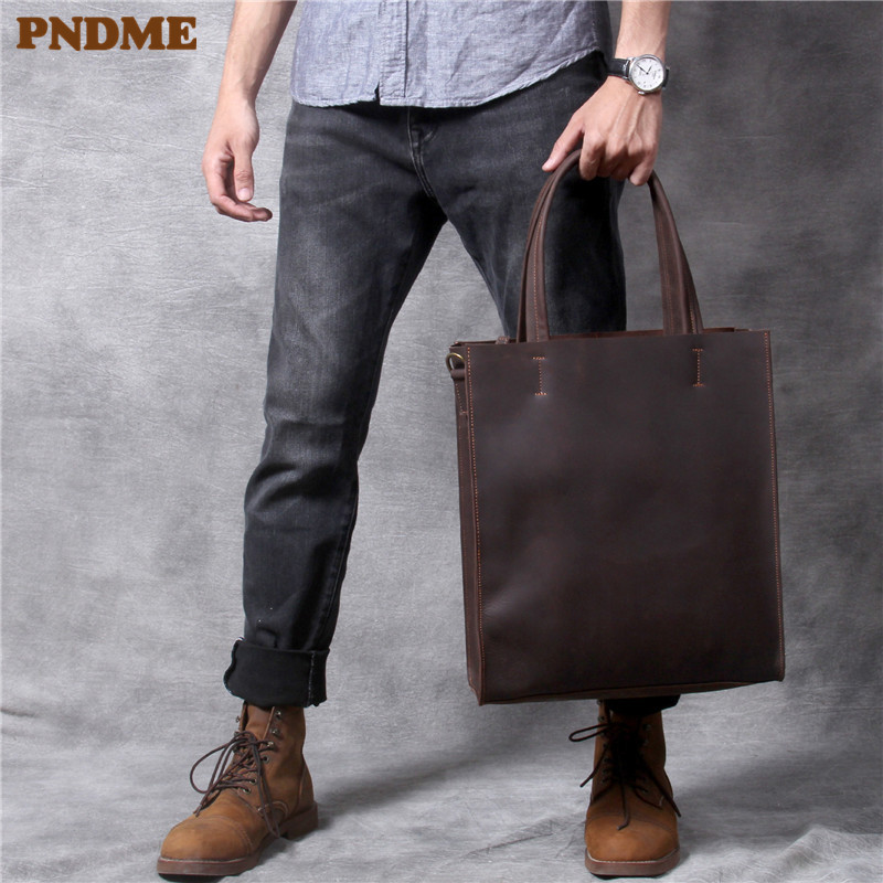 Bolso de mano Vintage de cuero - Leather Work Laptop Bag reseña y precio