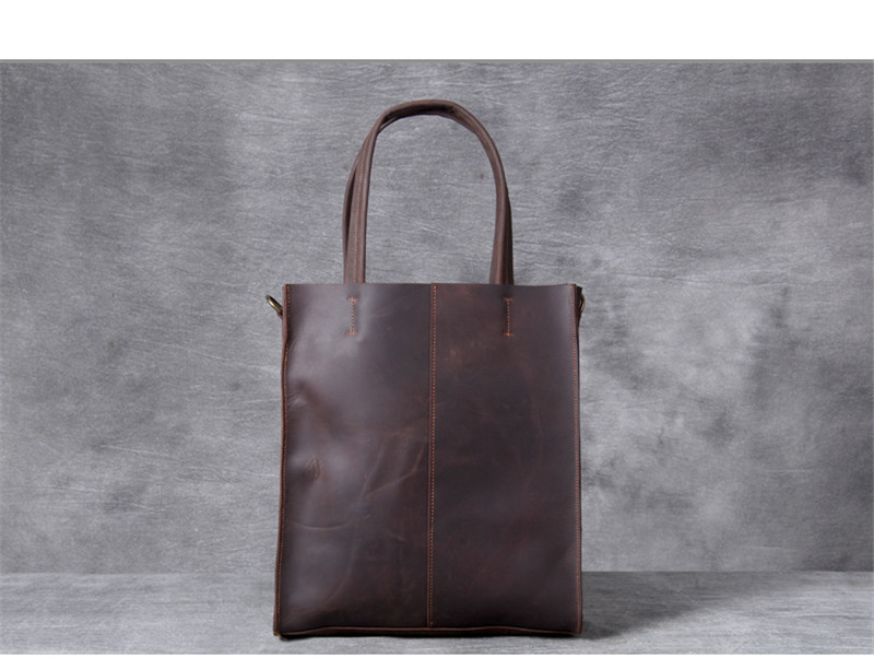 Bolso de mano Vintage de cuero - Leather Work Laptop Bag reseña y precio