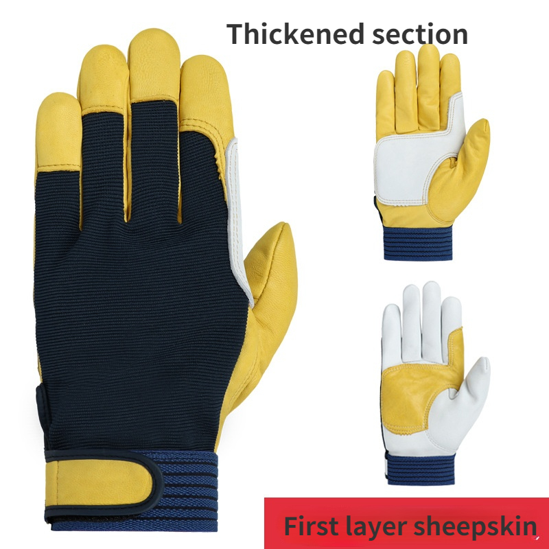 Guantes de trabajo de piel de  - Leatherwork Repairs reseña y precio