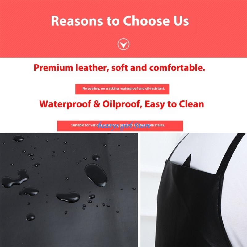 Delantal trabajo cuero PU grue - Leatherwork Apron reseña y precio