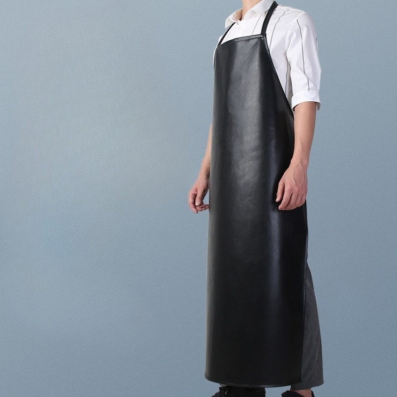 Delantal de cuero suave negro  - Leatherwork Apron reseña y precio