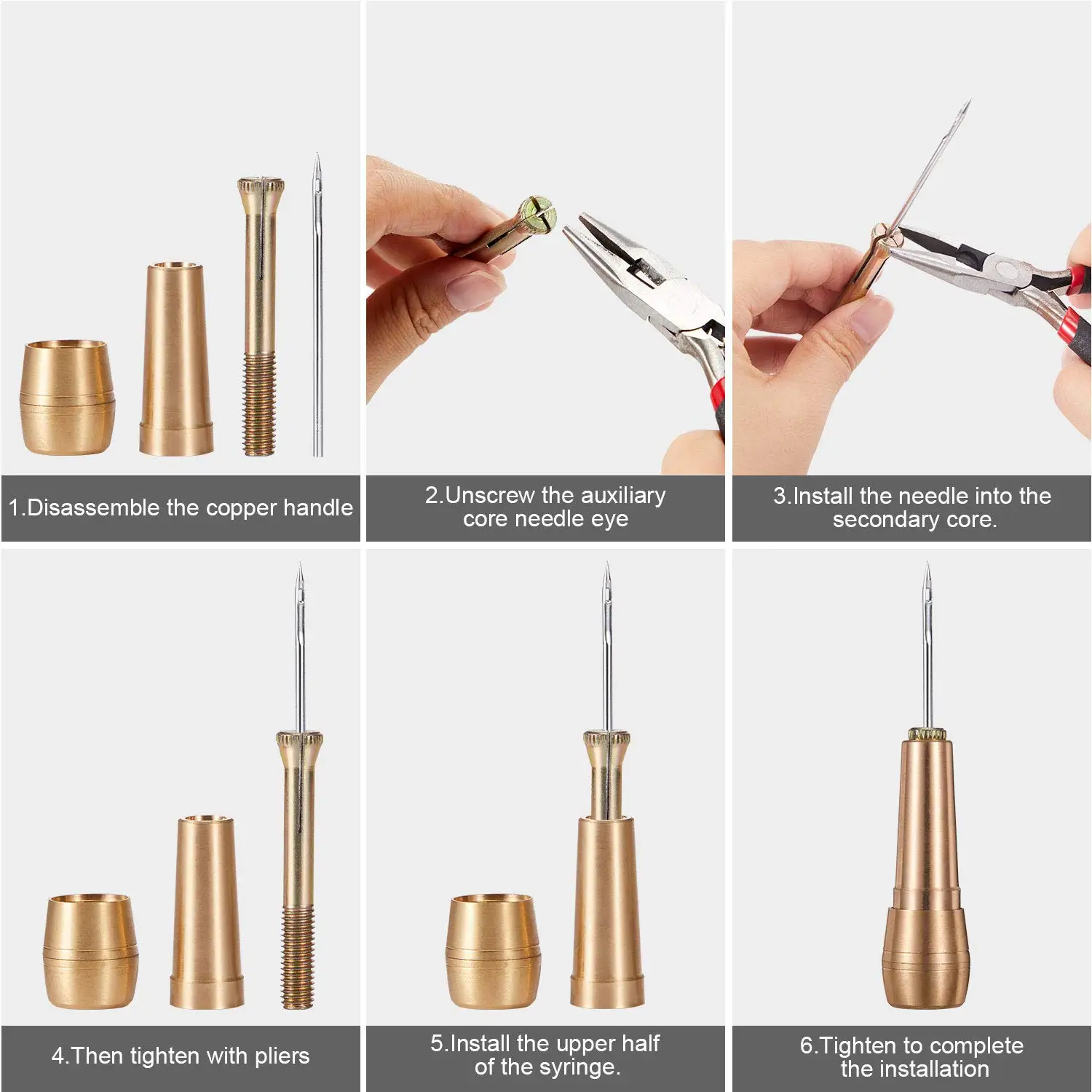 Kit de Costura de Cuero con Pu - Leatherwork Repairs reseña y precio