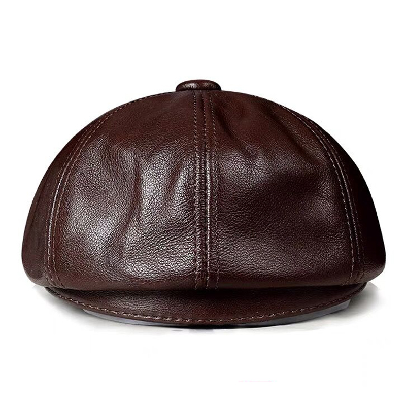 Primavera nuevo sombrero de cu - Leather Work Hat reseña y precio