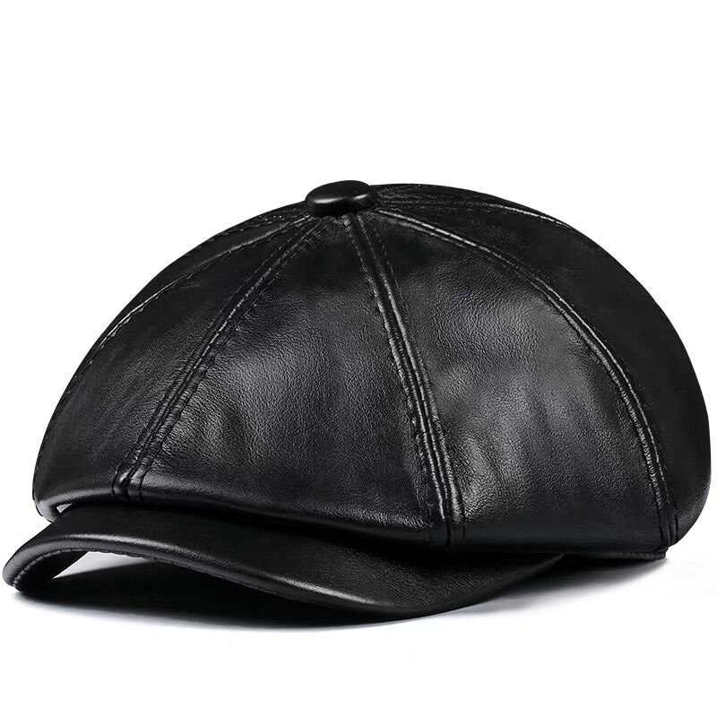 Primavera nuevo sombrero de cu - Leather Work Hat reseña y precio