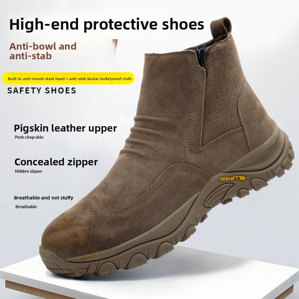 Zapatos de Seguridad de Cuero  - Leather Work Hat reseña y precio