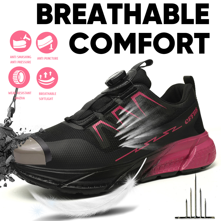 Zapatos de Trabajo Ligeros par - Leather Work Women Shoes reseña y precio