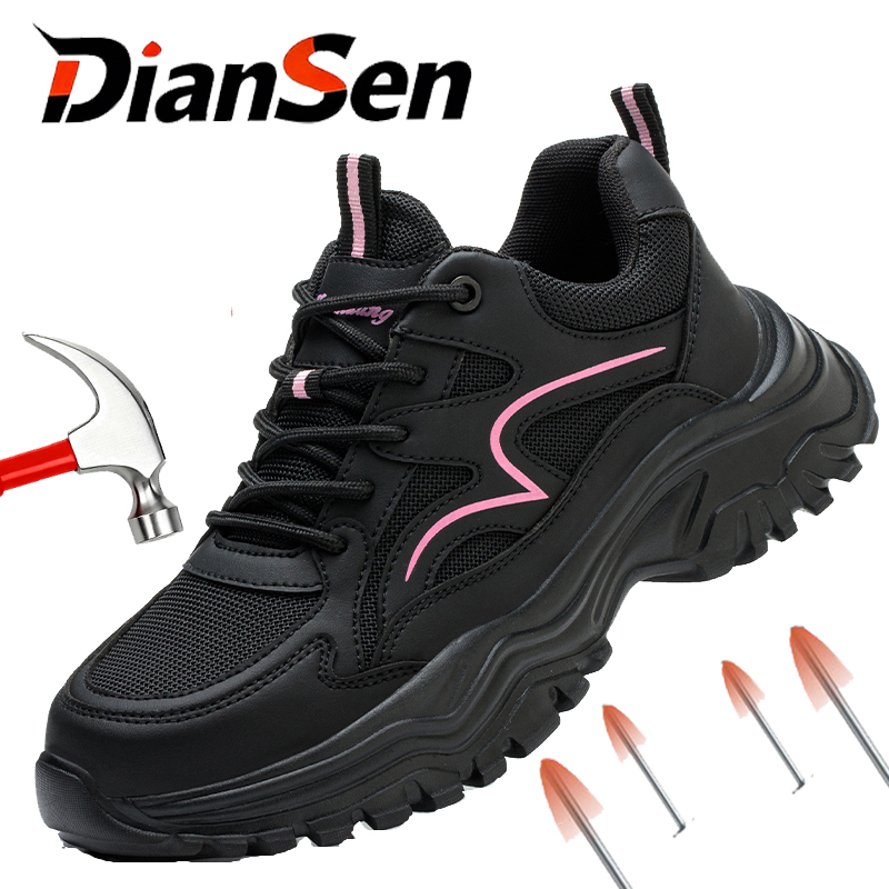 Zapatos de Seguridad Cómodos,  - Leather Work Women Shoes reseña y precio