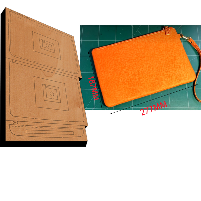 Bolso de mano con hoja de acer - Leathercraft Japan reseña y precio
