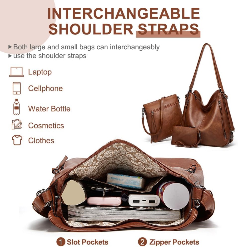 Bolso tote de lujo para mujer, - Leather Work Bag Women reseña y precio