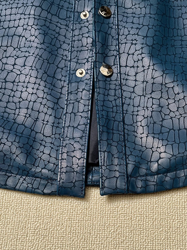 Chaqueta de Cuero Genuino de P - Leatherwork Free Patterns reseña y precio
