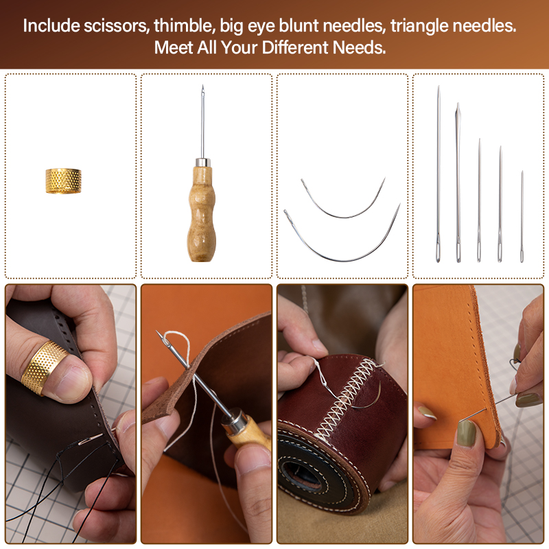 WUTA-Kit de reparación de cuer - Leatherwork Repairs reseña y precio