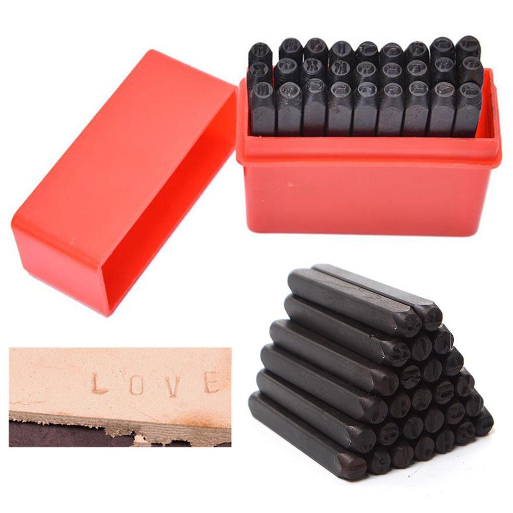 Juego de Punzones de Letras, K - Leatherwork Free Patterns reseña y precio