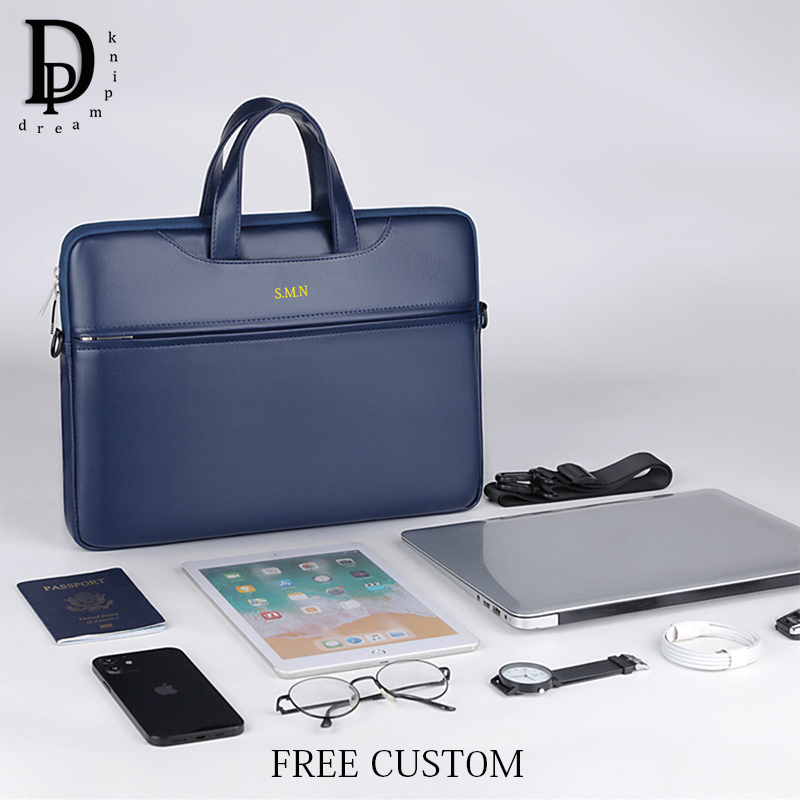 Maletín de negocios para hombr - Leather Work Laptop Bag reseña y precio