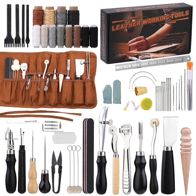 KRABALL-Kit de herramientas pr - Leatherwork Repairs reseña y precio