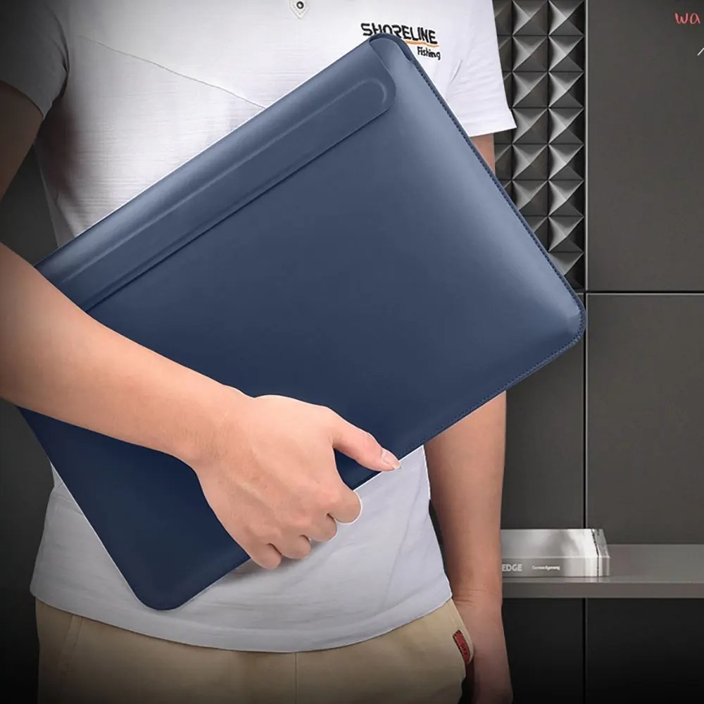 Nueva Funda para Laptop MacBoo - Leather Work Laptop Bag reseña y precio
